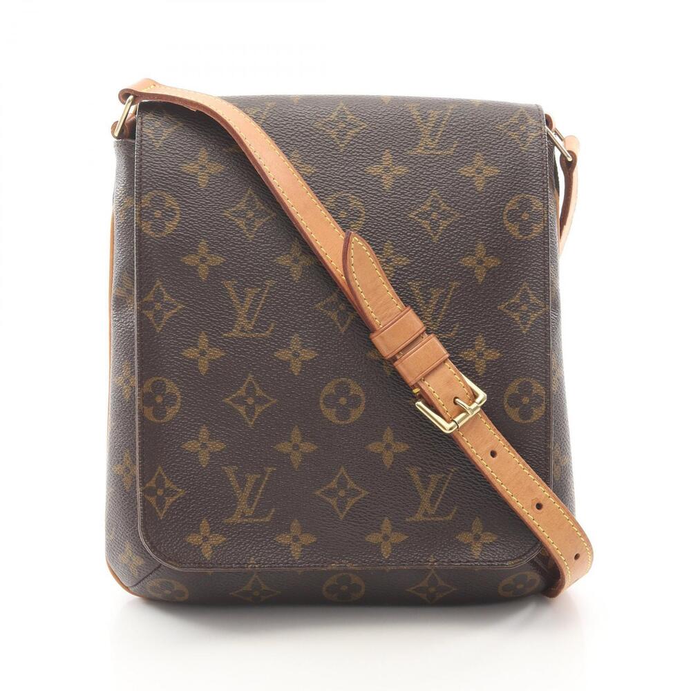 Louis Vuitton Musette Salsa Short Strap Shoulder Bag Canvas Leather Monogram